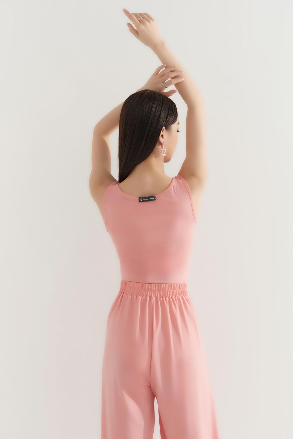 DQ-541 Dopamine Series-Ruched Square Neck Leotard
