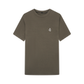 DANCE QUEEN M127-6 Brown Upgrade Fabric Round Neck Short Sleeve Man T-Shirt