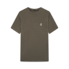 DANCE QUEEN M127-6 Brown Upgrade Fabric Round Neck Short Sleeve Man T-Shirt