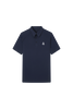 DANCE QUEEN M128-2 Navy Blue Upgrade Fabric Short Raglan Sleeve Man Polo Shirt
