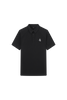 DANCE QUEEN M128 Classic Black Upgrade Fabric Short Raglan Sleeve Man Polo Shirt