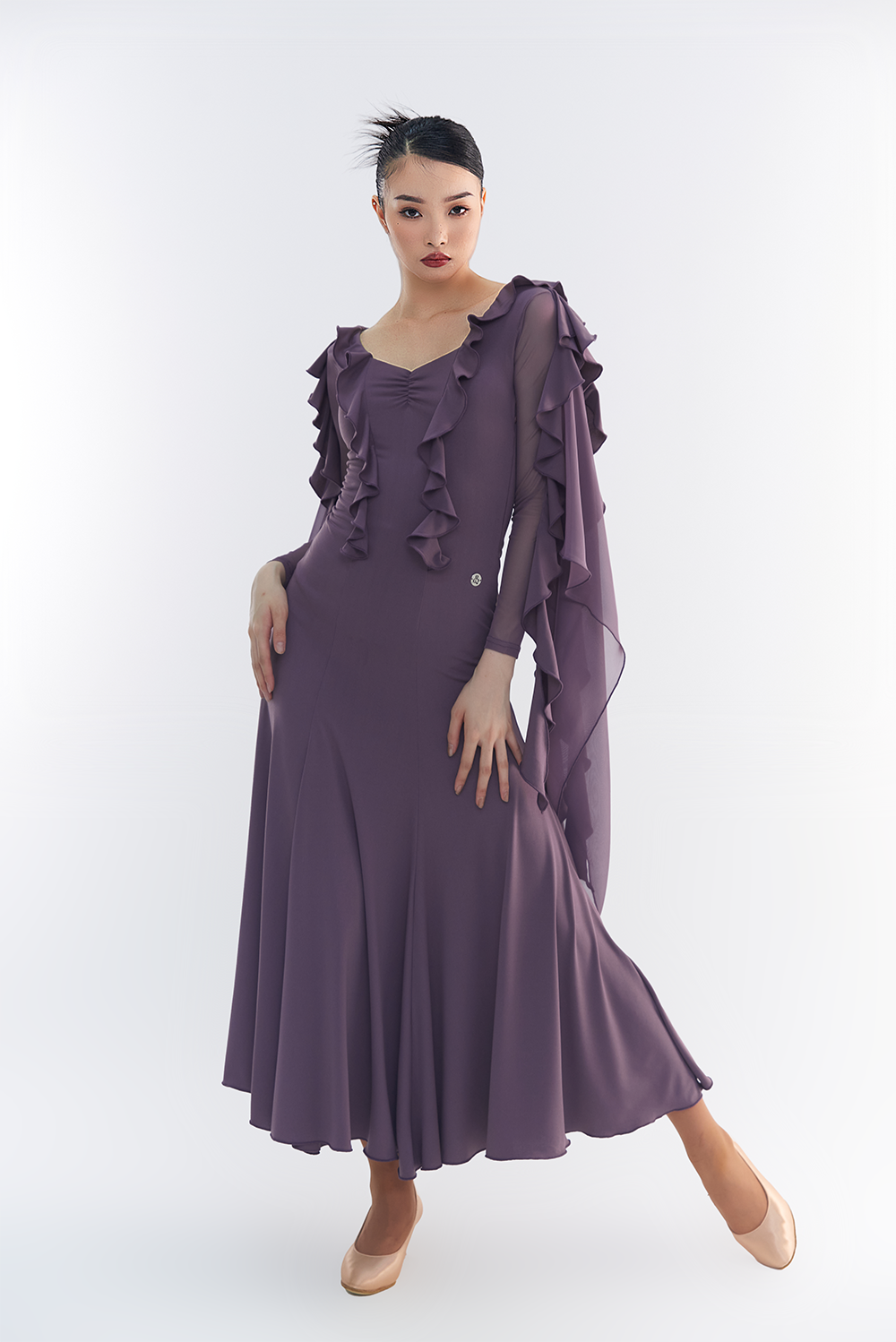 DANCE QUEEN 606-2 Tailor Made Light Purple Dress