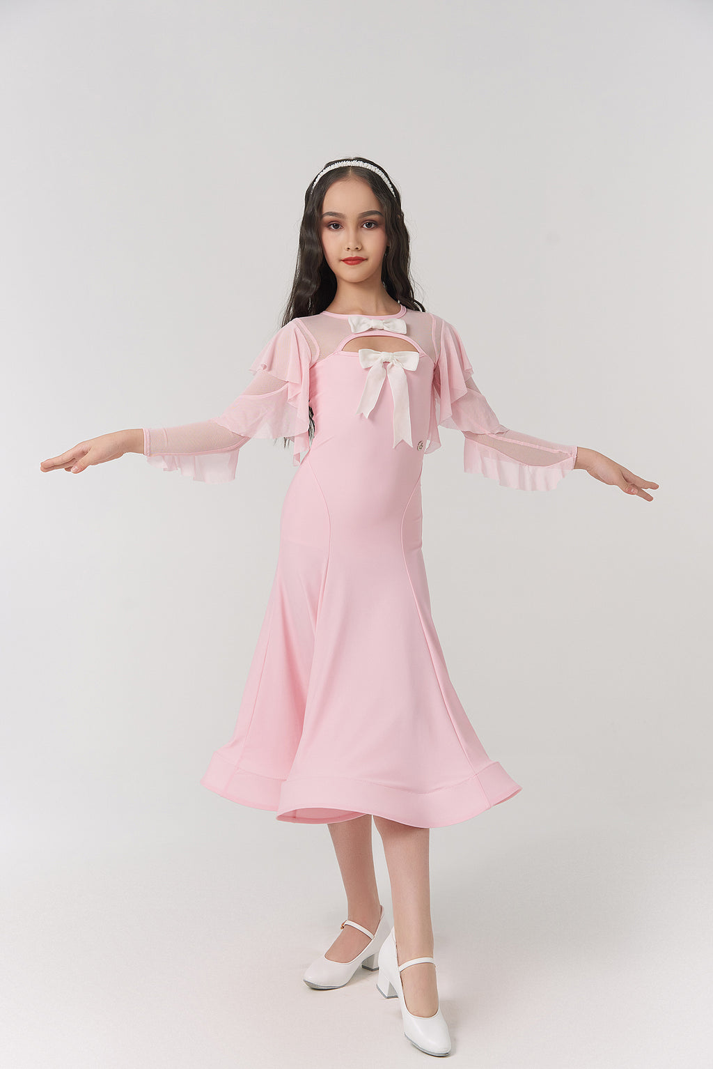 Детское высококачественное индивидуальное платье с вырезом на шее Cew