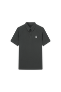 DANCE QUEEN M128-3 Classic Gray Upgrade Fabric Short Raglan Sleeve Man Polo Shirt