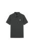 DANCE QUEEN M128-3 Classic Gray Upgrade Fabric Short Raglan Sleeve Man Polo Shirt