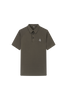 DANCE QUEEN M128-6 Brown Upgrade Fabric Short Raglan Sleeve Man Polo Shirt