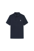 DANCE QUEEN M129-2 Navy Blue Upgrade Fabric Short Sleeve Man Polo Shirt