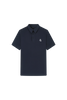 DANCE QUEEN M129-2 Navy Blue Upgrade Fabric Short Sleeve Man Polo Shirt