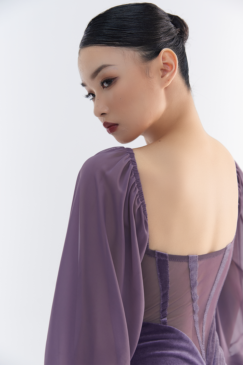 DANCE QUEEN 566-2 Tailor Made Light Purple Dress