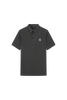 DANCE QUEEN M128-4 Gray Upgrade Fabric Short Raglan Sleeve Man Polo Shirt