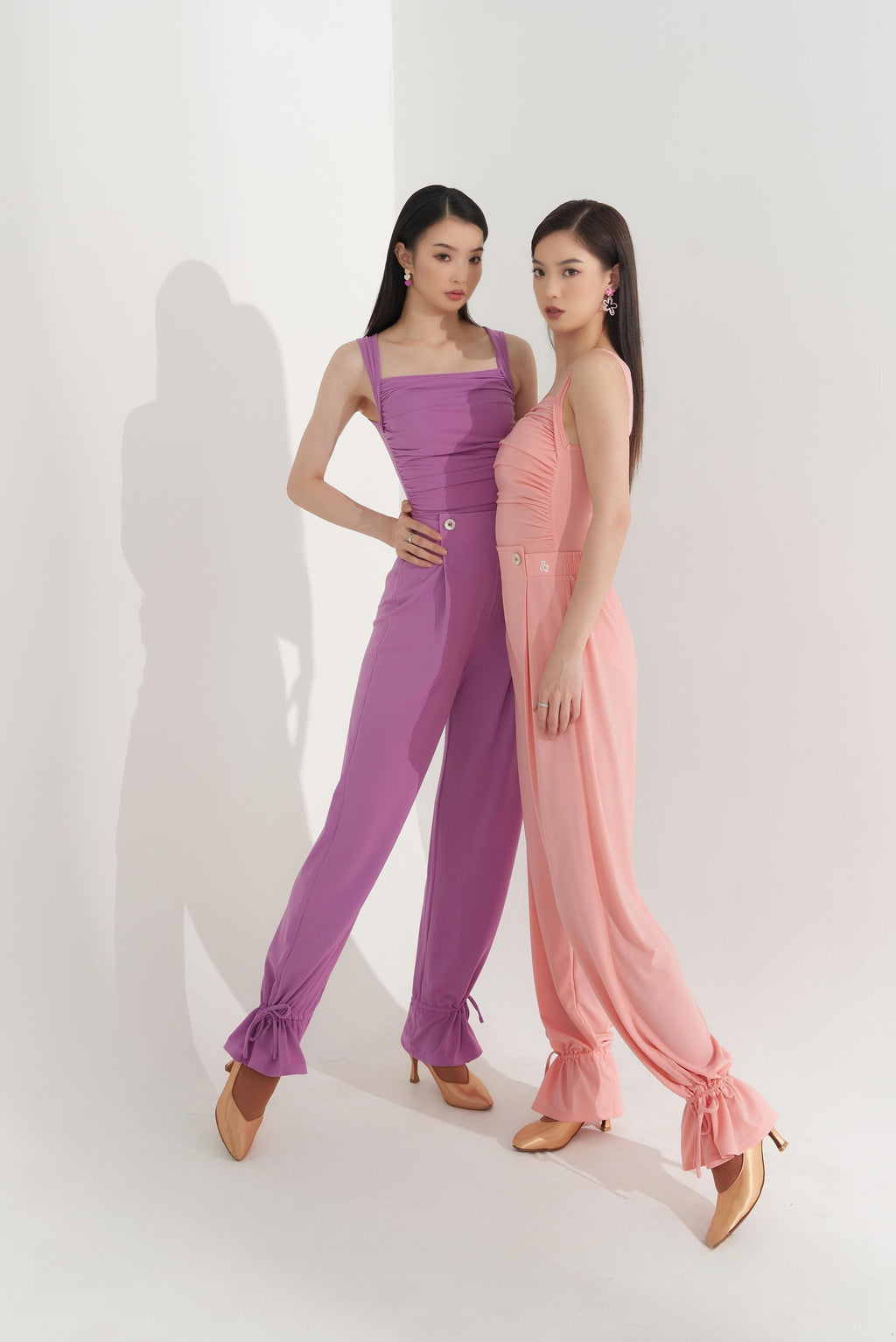 DQ-266 DANCE QUEEN Ankle Strap Trousers
