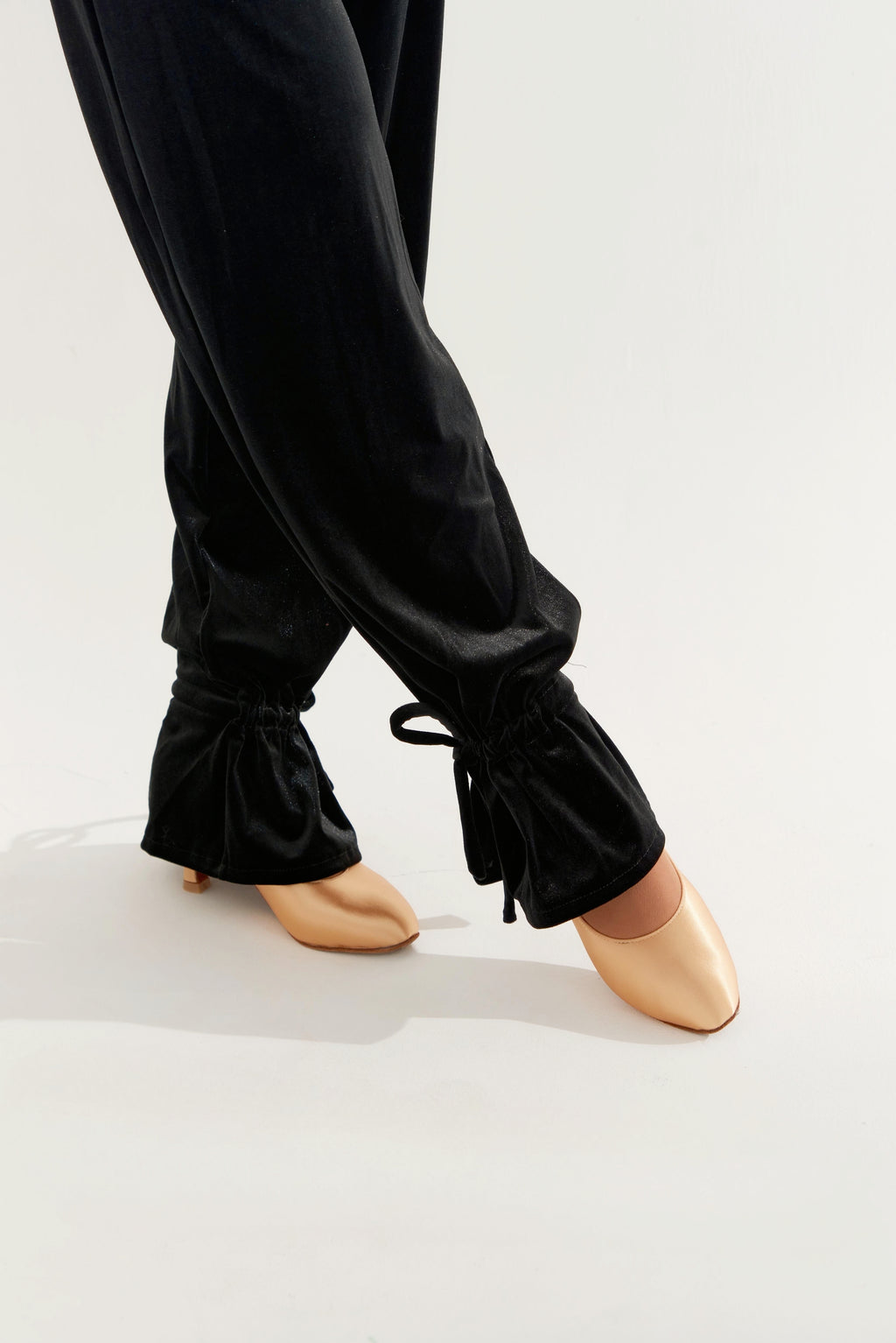 DQ-266 DANCE QUEEN Ankle Strap Trousers Velvet