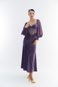 DANCE QUEEN 566-2 Tailor Made Light Purple Dress