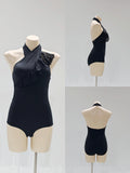 DANCE QUEEN 928-2 Halter Neck Sleeveless Ballroom Practice Dance Sport Leotard
