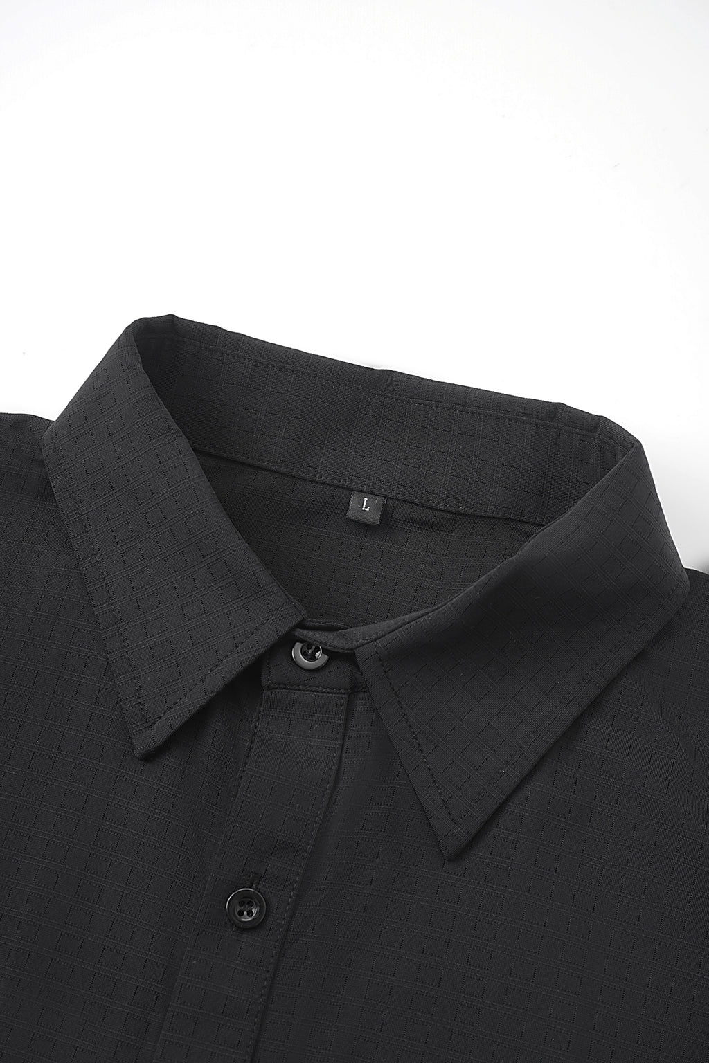 DANCE QUEEN M039-3 Classic Black Long-sleeved Shirt
