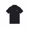 DANCE QUEEN M035-3 Classic Black Men's Polo Short Sleeve Ballroom Dancing Practice