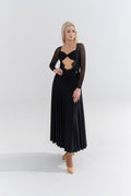 DANCE QUEEN 1069 Black Haute Couture Classic Super Soft Comfortable Customized Dress