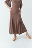 DANCE QUEEN 391-6 Blush Lotus Comfortable Basic Ballroom Skirt