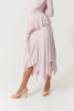 DANCE QUEEN 820-5 Light Pink Irregular Float Ballroom Practice Dancing Skirt