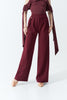 DANCE QUEEN 942-11 High Waist Velcro Practice Dance Sport Wide Leg Ballroom Trouser