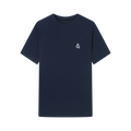 DANCE QUEEN M126-2 Navy Blue Upgrade Fabric Round Neck Short Raglan Sleeve Man T-Shirt