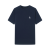 DANCE QUEEN M126-2 Navy Blue Upgrade Fabric Round Neck Short Raglan Sleeve Man T-Shirt