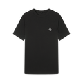 DANCE QUEEN M126 Classic Black Upgrade Fabric Round Neck Short Raglan Sleeve Man T-Shirt