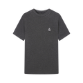 DANCE QUEEN M127-4 Gray Upgrade Fabric Round Neck Short Sleeve Man T-Shirt