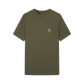 DANCE QUEEN M127-5 Green Upgrade Fabric Round Neck Short Sleeve Man T-Shirt