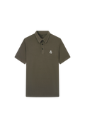 DANCE QUEEN M129-6 Brown Upgrade Fabric Short Sleeve Man Polo Shirt