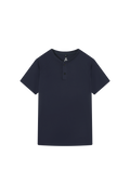 DANCE QUEEN M130-2 Navy Blue Upgrade Fabric Round Neck Short Sleeve Man T-Shirt