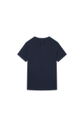 DANCE QUEEN M130-2 Navy Blue Upgrade Fabric Round Neck Short Sleeve Man T-Shirt