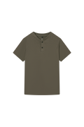 DANCE QUEEN M130-6 Brown Upgrade Fabric Round Neck Short Sleeve Man T-Shirt