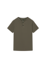 DANCE QUEEN M130-6 Brown Upgrade Fabric Round Neck Short Sleeve Man T-Shirt