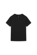 DANCE QUEEN M131 Classic Black Upgrade Fabric Round Neck Short Raglan Sleeve Man T-Shirt