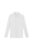 DANCE QUEEN M132-4 Classic White Upgrade Polo Long Sleeve Man Shirt