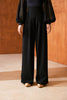 DANCE QUEEN 851-8 High Waist Black Wide Leg Woman Practice Trouser