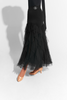 DANCE QUEEN 506 Black Double Mesh Ballroom Skirt