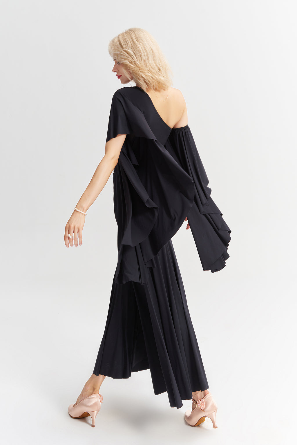 DANCE QUEEN 1021 Black Super Comfortable Haute Couture Classic Dress