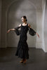 DANCE QUEEN 1042 Black Off Shoulder Haute Couture Classic Customized Dress