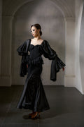 DANCE QUEEN 1043 Black Lace Haute Couture Classic Customized Dress