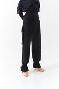 DANCE QUEEN 1102 Lace Elastic Waistband  Practice Dance Sport Wide Leg Ballroom Trouser