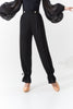 DANCE QUEEN 266-28 Elastic Waistband  Practice Dance Sport Wide Leg Ballroom Acetate Trouser