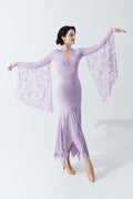 DANCE QUEEN 1110-2 Hollow Lace Float Comfort Practice Dance Sport Ballroom Limited Color leotard