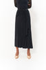DANCE QUEEN 1145 Black Irregular Pleats Design Practice Dance Sport Ballroom High Elastic Skirt