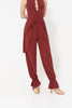 DANCE QUEEN 1144-4 Ember Limited Bow Design Practice Dance Sport Ballroom Elastic Trouser