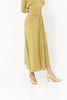 DANCE QUEEN 1133-3 Turmeric Limited Pleats Design Practice Dance Sport Ballroom Elastic Skirt