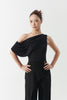 DANCE QUEEN 722 Pleated Off Shoulder Leotard
