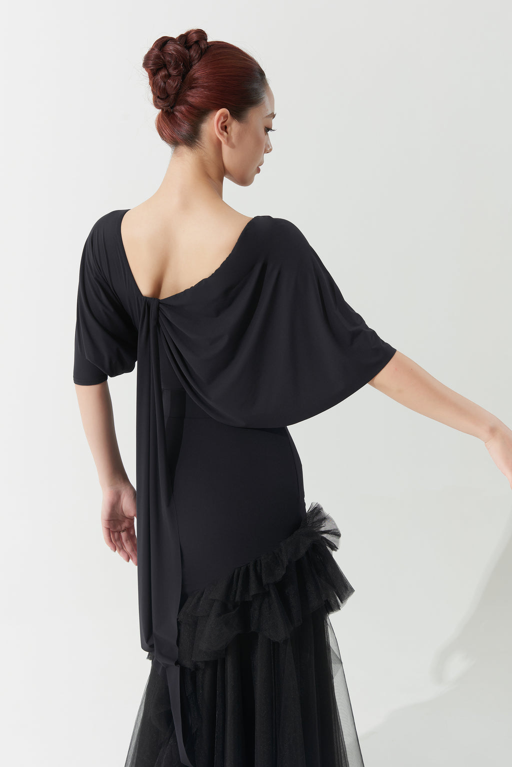 backless leotard dress Move Dance Krysta Backless Leotard - Black