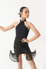 DANCE QUEEN Kid 2369 Bodycon Stretch Mesh Ruched 3D Wavy Boning Trim for Latin Dance Skirt